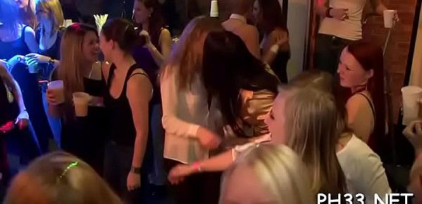  Plenty of bang on dance floor blow jobs from blondes wild fuck